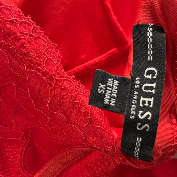 Guess Red Lace Dress - Picture 4 of 4